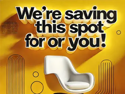we are saving this spot for youi